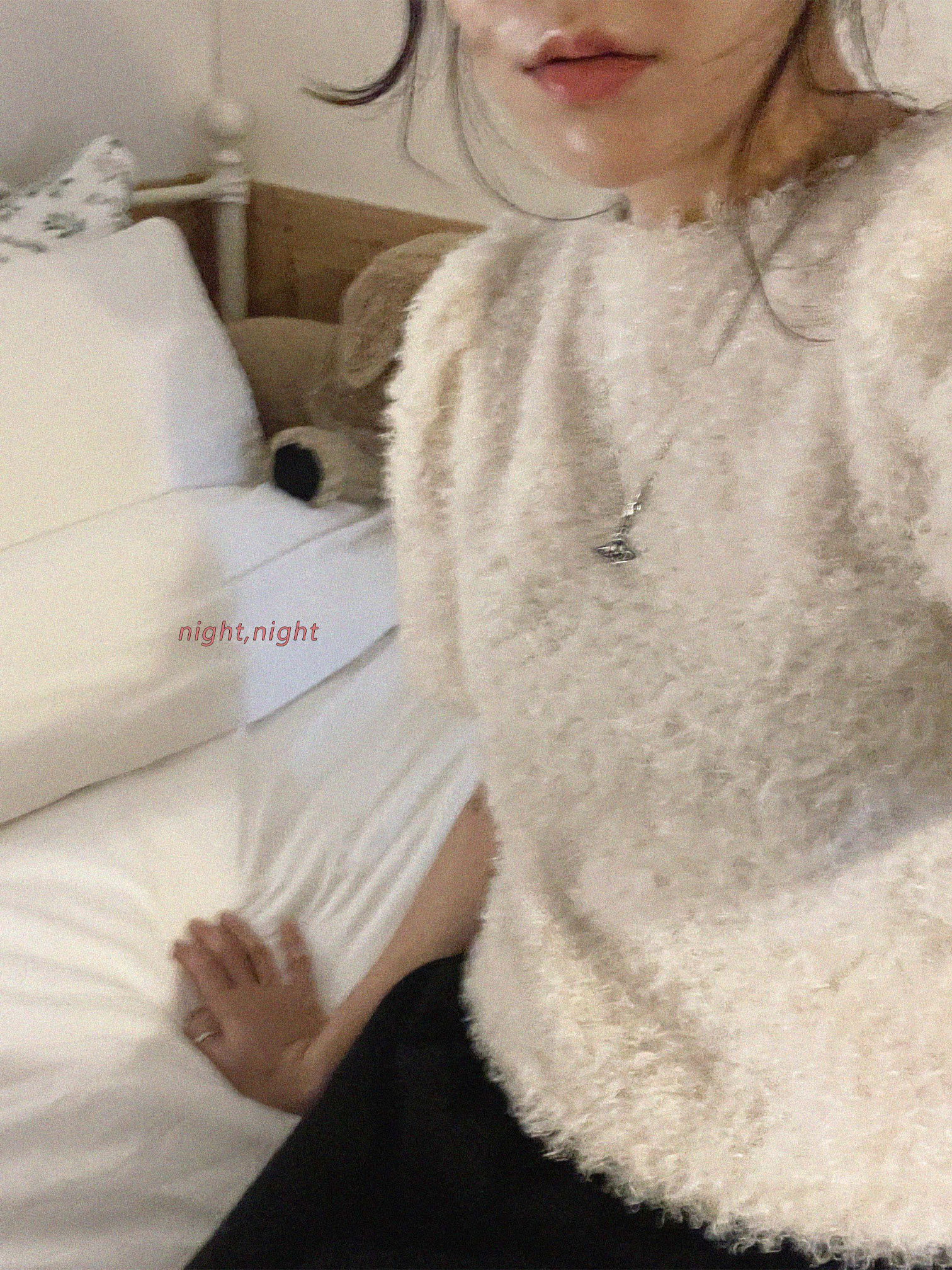 soft fur vely top